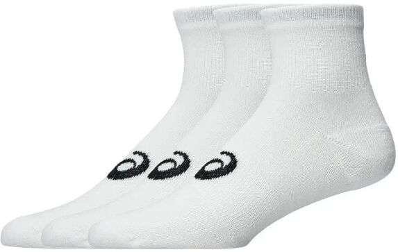 (EU) Носки унисекс Asics Socks 3 Pack Quarter Sock White 3033C299, Белые (L)