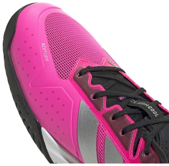 (EU) Кроссовки мужские Adidas Adizero Ubersonic 5, JQ2901, Розовые (р. 47,3)