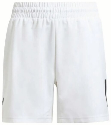 (EU) Шорты для мальчиков Adidas B Club 3 Полоски, Белые (140 см)