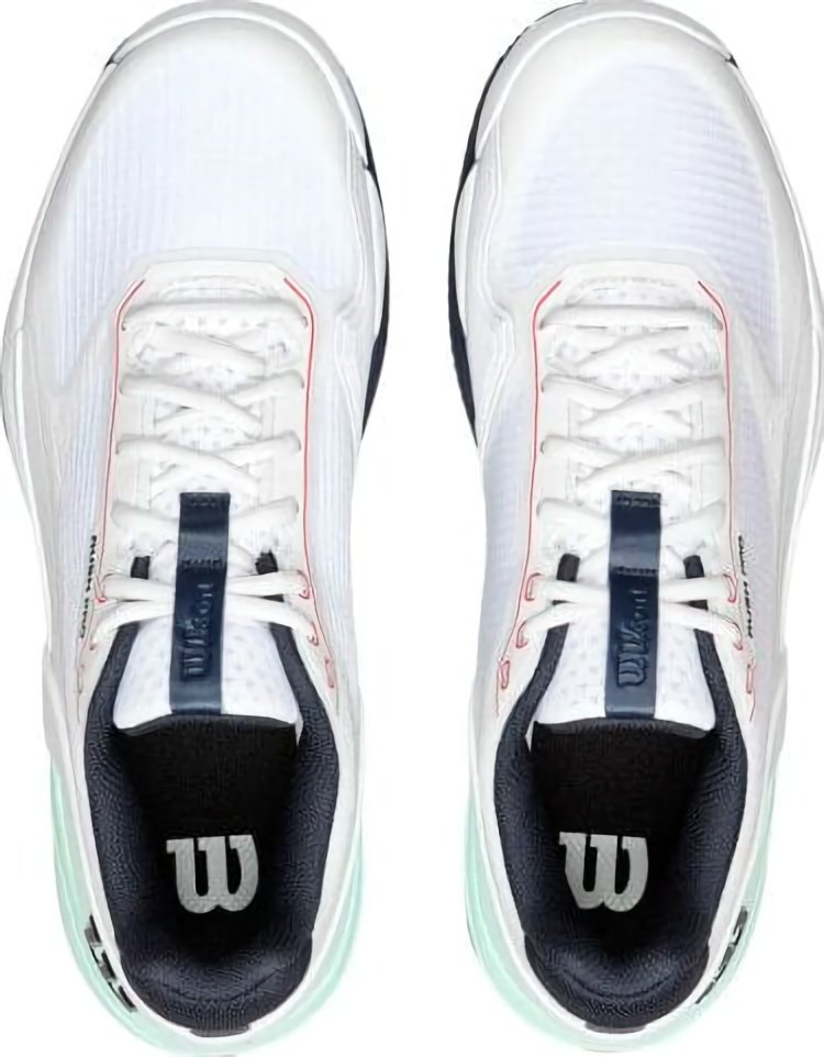 (EU) Кроссовки мужские Wilson Rush Pro 5 Clay White/Turquoise Wrs338540, Белые (р. 40 2/3)
