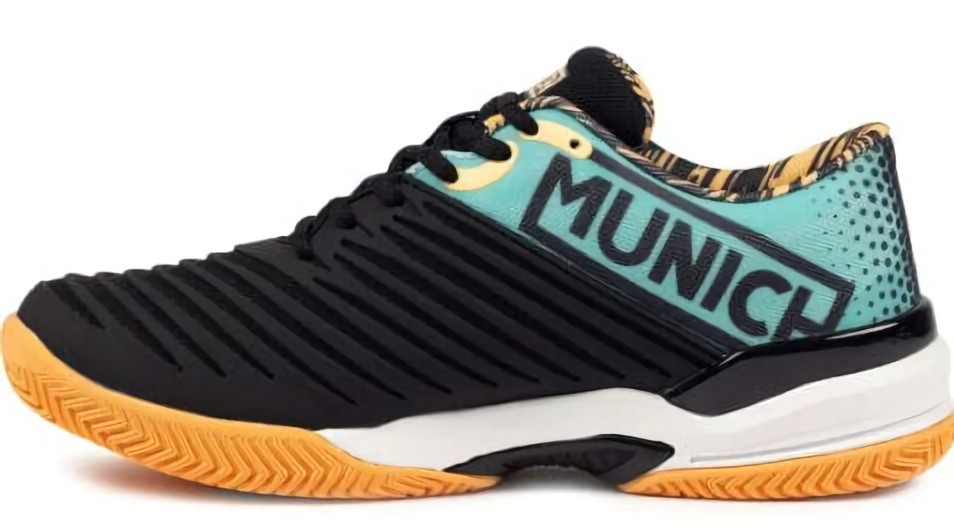 (EU) Кроссовки мужские Munich Padx 61 Padel Black 4034061, Чёрные (р. 45)