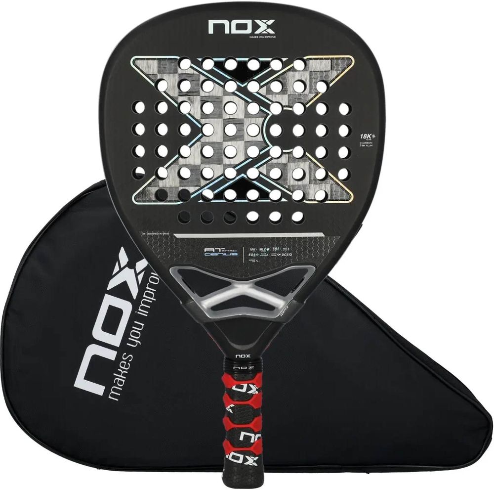 (EU) Ракетка для падел тенниса Nox At Genius Attack 18K Agustín Tapia 2024