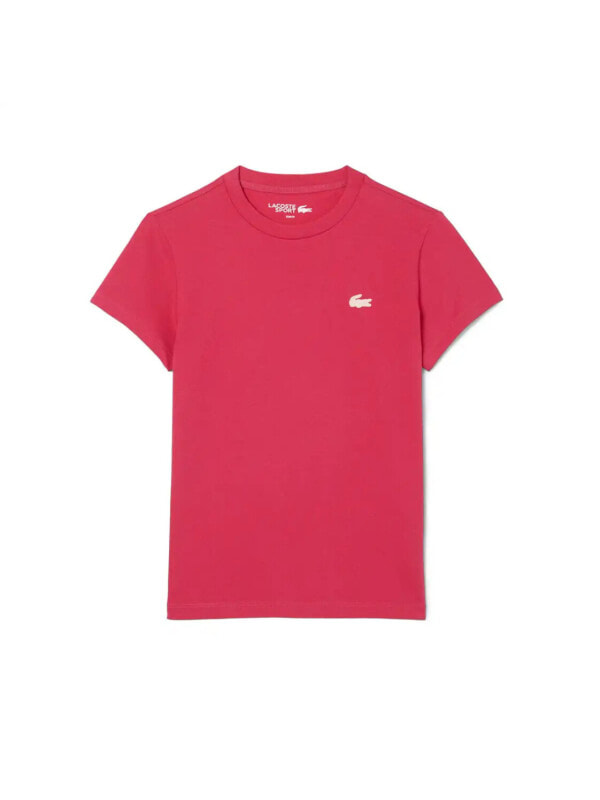 (EU) Футболка женская Lacoste Core Performance, Розовая (р. 42)
