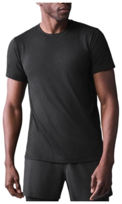 (CN) Футболка мужская Alo Yoga, Чёрная (XL)