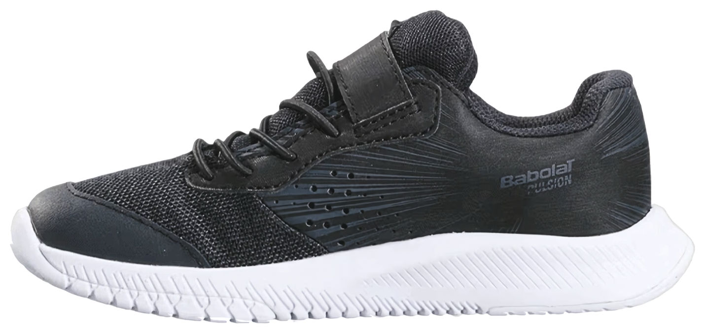 Кроссовки детские Babolat Pulsion All Court Kid, Черные/Красные (р. EUR 31)