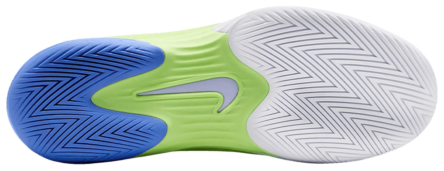 Кроссовки женские Nike Vapor 12 HC, Лайм/Сапфир/Белый (р. 39)