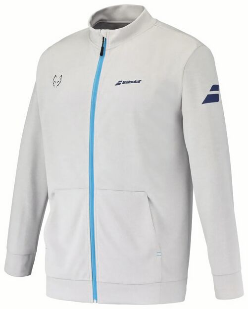 (EU) Куртка мужская Babolat Juan Lebrón, Белая (2XL)