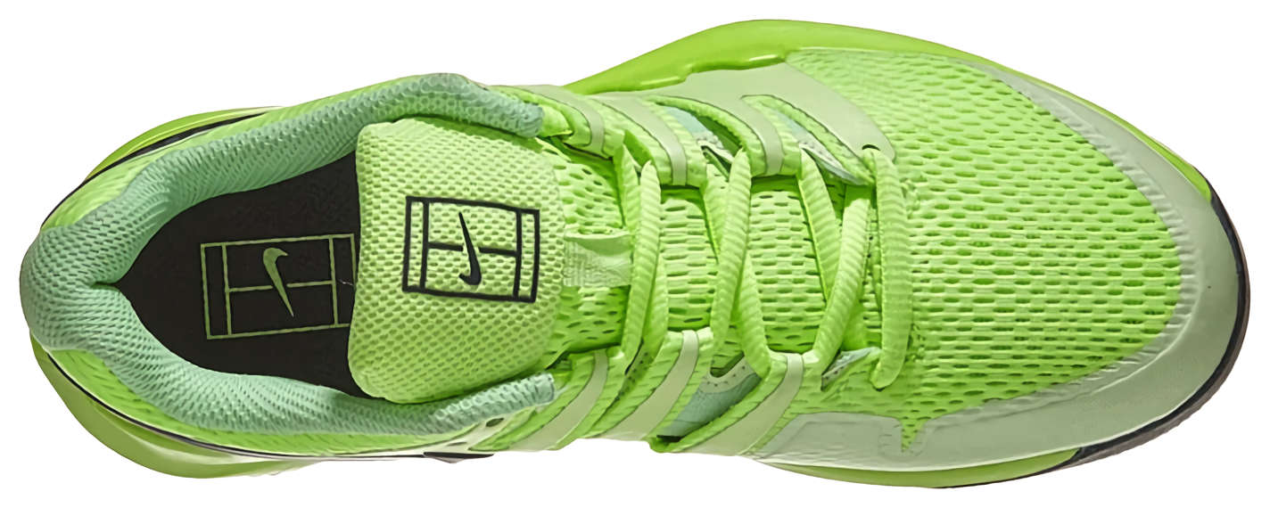 Кроссовки детские Nike Court Jr. Vapor X, Зеленые (р. 35)