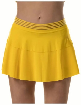 (EU) Юбка женская Drop Shot Sun Skirt, Жёлтая (XL)