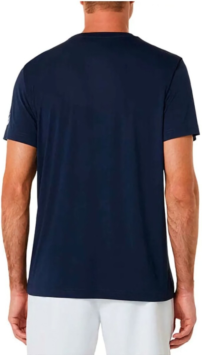 (EU) Футболка мужская Asics Court Tennis Graphic Tee, Синяя (S)