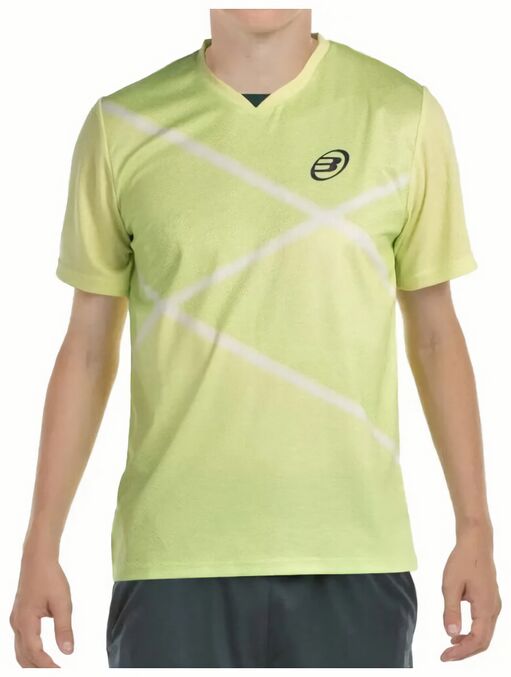 (EU) Футболка для мальчиков Bullpadel Ladra Junior с коротким рукавом, Жёлтая (XXL)