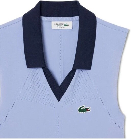 (EU) Поло женское Lacoste Players Collection, Голубое (р. 42/44)