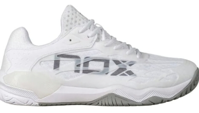 (EU) Кроссовки мужские Pickleball Nox Lux Tempo White/Gray Calpbluxtewg, Белые (р. 47)