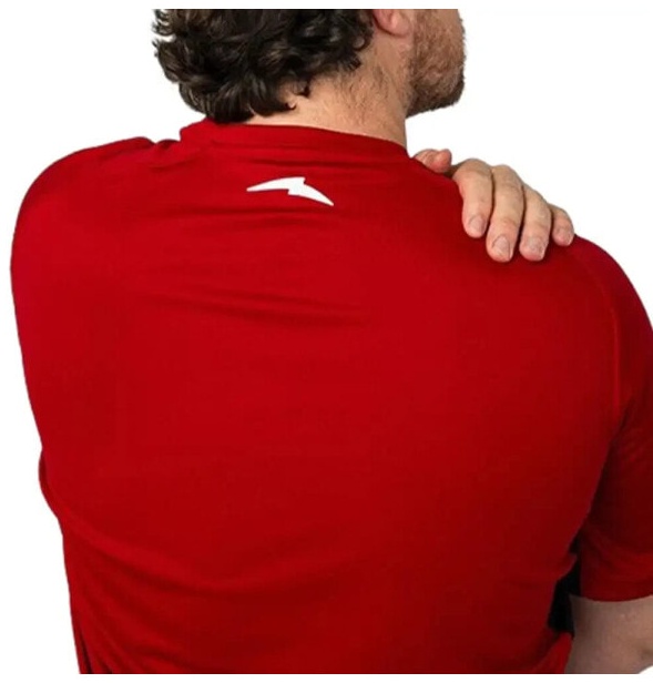 (EU) Футболка мужская Lok A1 с капюшоном, Красная (M)