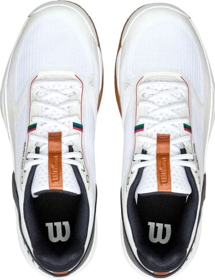 (EU) Кроссовки мужские Wilson Rush Pro 5 Clay White/Navy Blue Wrs338670, Белые (р. 42)