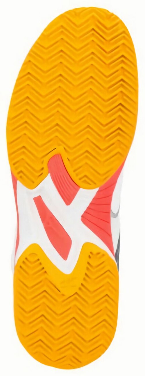 (EU) Кроссовки мужские Mizuno Wave Exceed Court CC, 61GC2520, Бело-Оранжевые (р. 44)