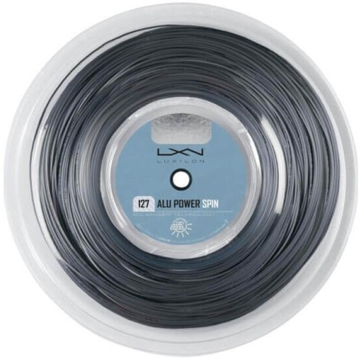 Струна для тенниса Luxilon ALU POWER SPIN 1.27 SILVER 220м, Серебряная