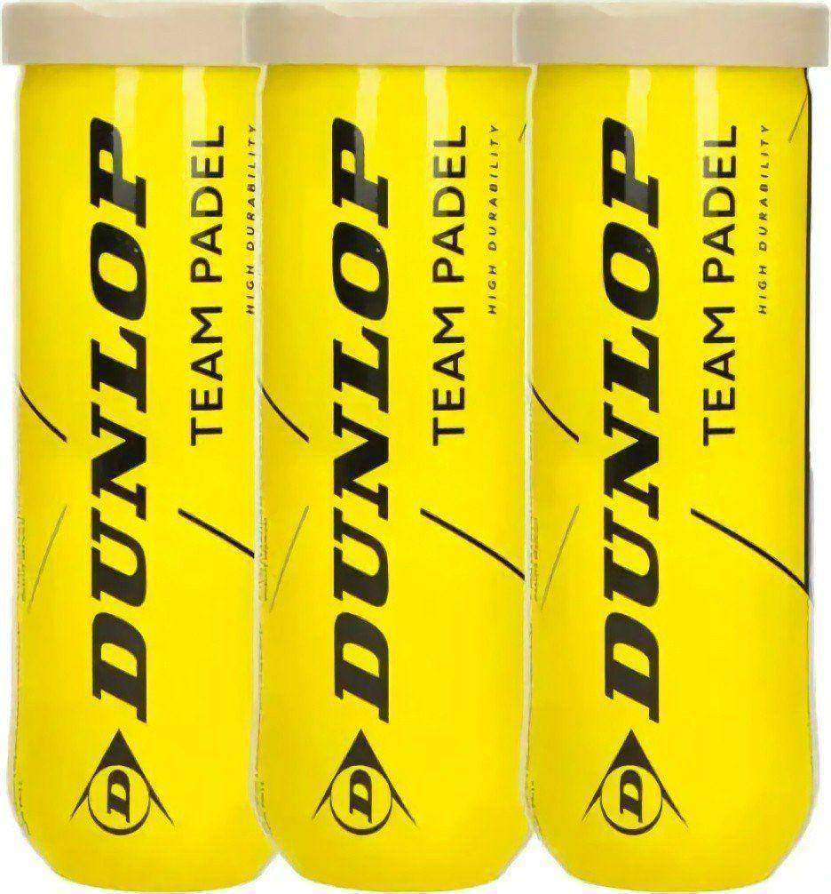 (EU) Мячи для падел тенниса Dunlop Team Padel, 3 банки (3 шт в банке)