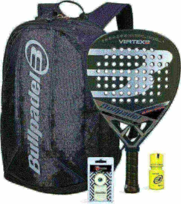 Набор ракетка Bullpadel Vertex 03 CMF Xseries + Сумка Bullpadel Avant 2 + Овергрип Shockout + Защитная лента + Банка геля Bullpadel Dry
