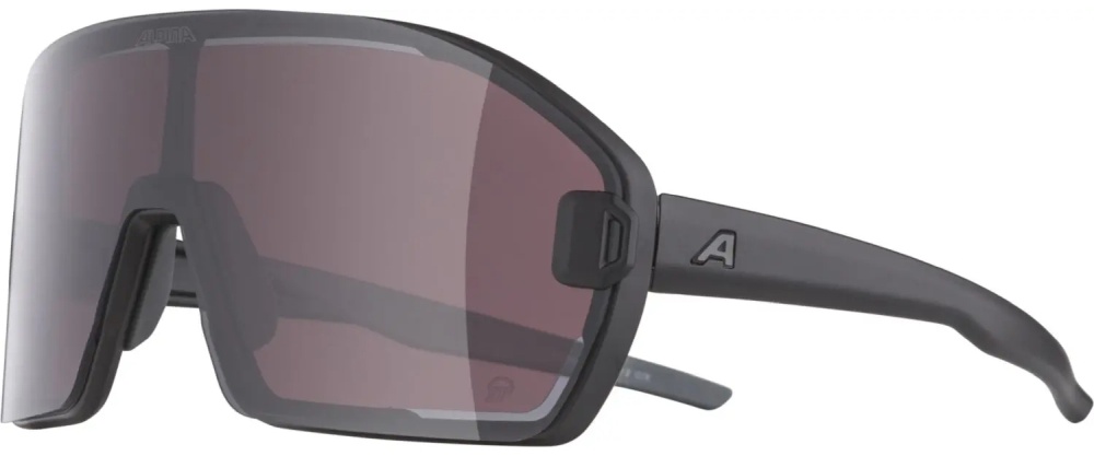 Очки солнцезащитные Alpina Bonfire Mag Q Black Matt/Pink/Black, Черный Матовый/Розовый