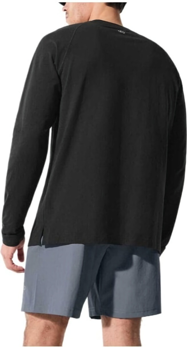 (CN) Футболка спортивная мужская Alo Yoga Vapor, Чёрная (XL)