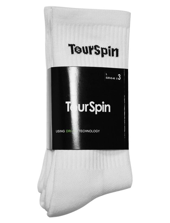 Носки унисекс TourSpin Длинные 3 пары, Белые (р. 31)