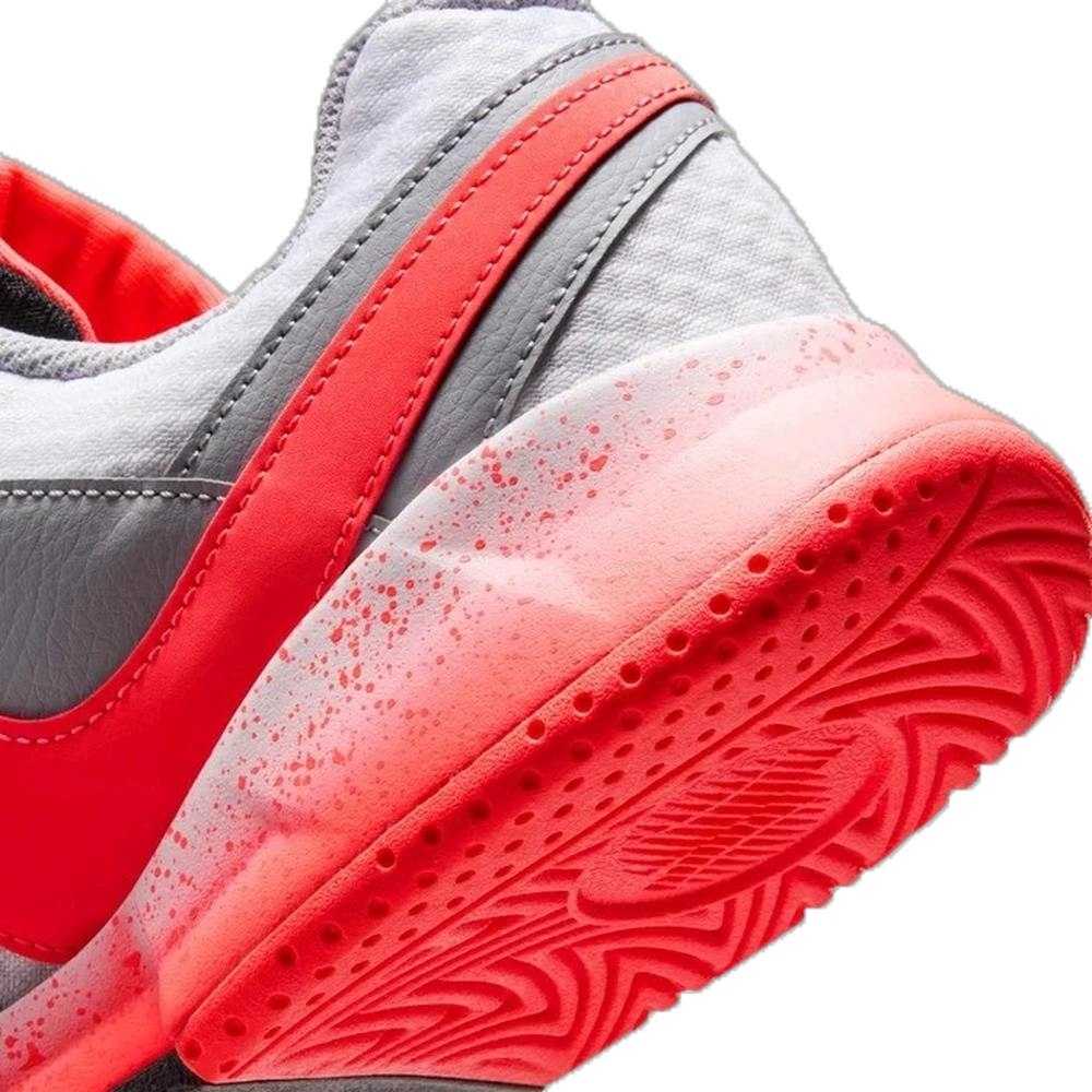 Кроссовки мужские Nike Court Vapor Lite 4 HC, Серый/Красный (р. 29)