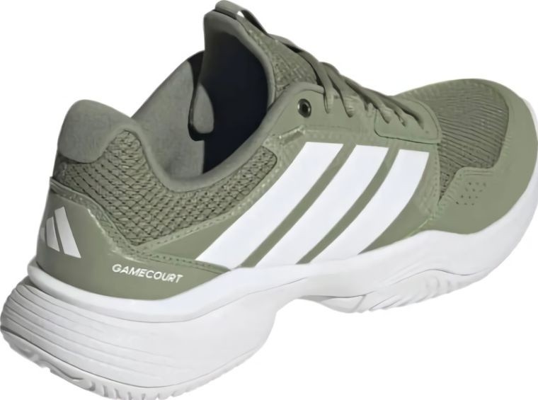 (EU) Кроссовки мужские Adidas Gamecourt 3 M, Зелёные (р. 44 2/3)