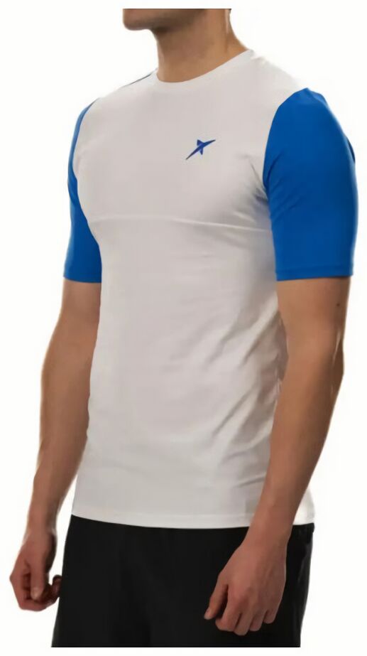 (EU) Футболка мужская Drop Shot Aker, Белая (M)