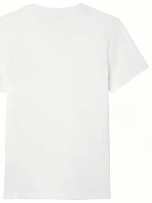 (EU) Футболка и кепка мужские Lacoste набор фаната Джоковича TH1044, Белая (2XL)