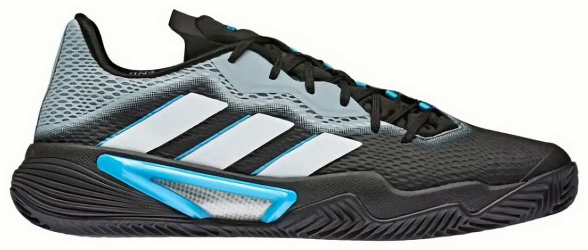(EU) Кроссовки мужские Adidas Barricade, H02047, Черные (р. 45,3)