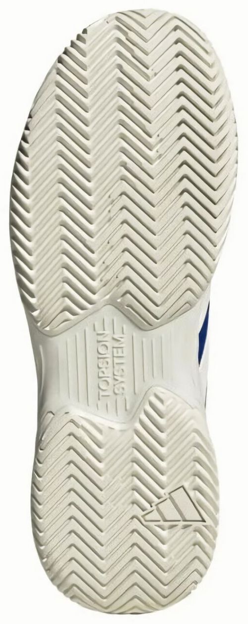 (EU) Кроссовки мужские Adidas Courtjam Control, ID1536, Бело-Синие (р. 41,5)