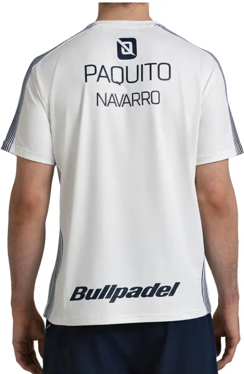 (EU) Футболка мужская Bullpadel PAQUITO 26V T-SHIRT, Белая (L)