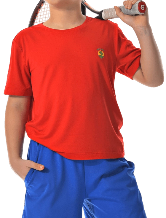 Футболка для девочек Cactus Soft G, Красная (рост 146–152 см, 11–12 лет)