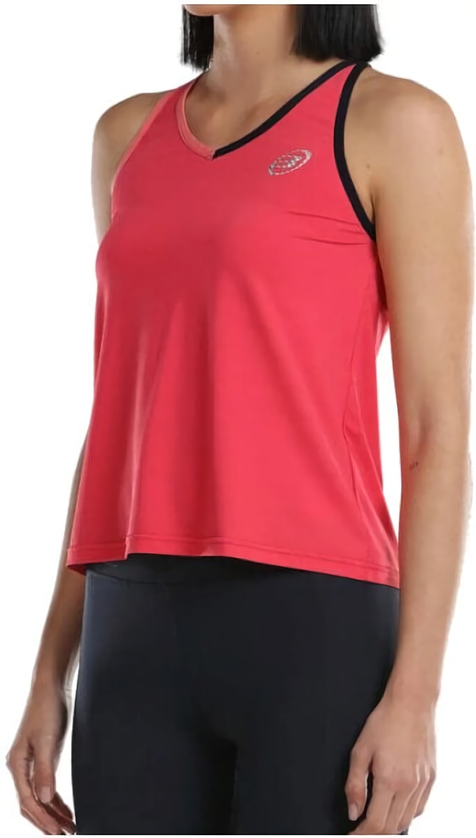 (EU) Майка женская Bullpadel Uncia, Розовая (XL)