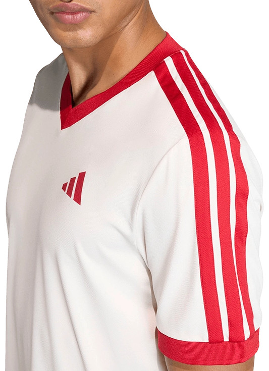 Футболка мужская Adidas Heritage Tee M, Белая/Красная (M)