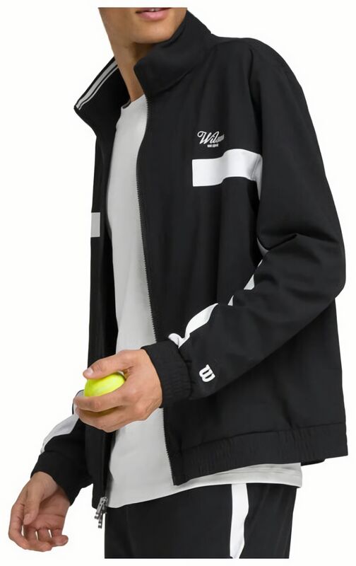 (EU) Куртка мужская Уилсон Гран-Слам, Чёрная (2XL)