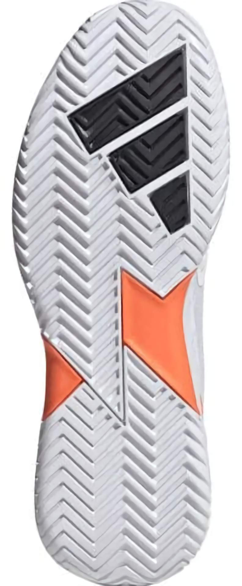 (EU) Кроссовки мужские Adidas Defiant Speed 2 White/Orange Jr1745, Белые (р. 46)