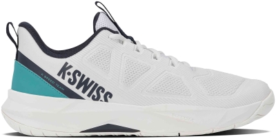Кроссовки мужские K-Swiss K-Speed Team FW26, Белые/Ярко-синие/Чёрные карбон (р. 43)