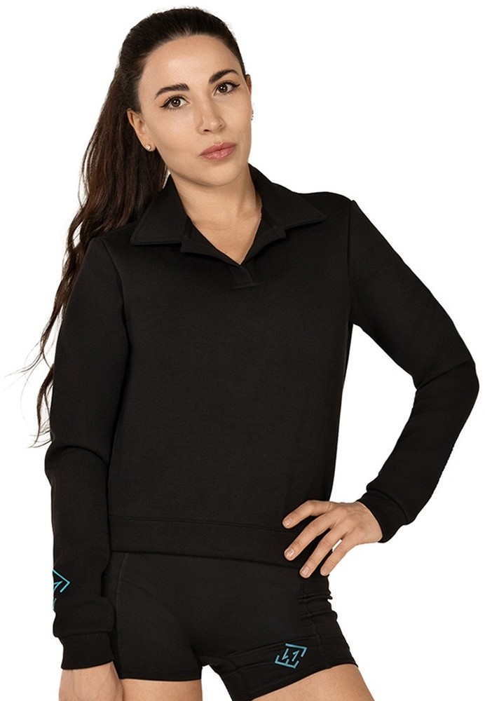 Свитшот женский Elewin Castor Black, Черный (L)