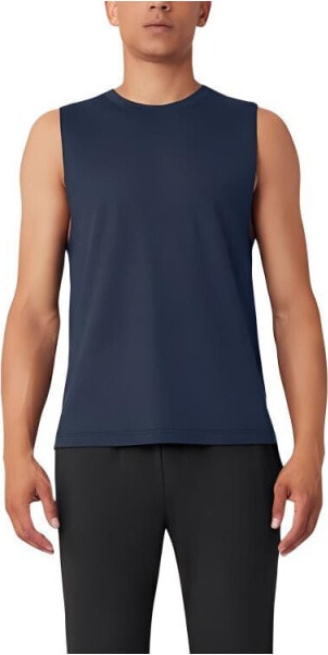 (CN) Майка Alo Yoga Conquer Muscle Tank, Синяя (L)