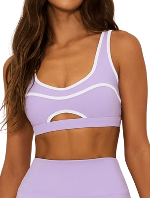 Топ женский Beach Riot Moxie Top W, Сиреневый (L)