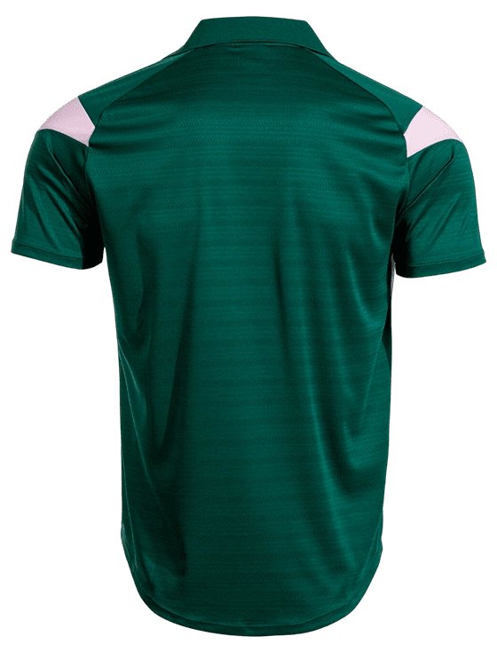 Поло мужское Joma Montreal Short Sleeve Polo M, Зеленое/Розовое (M)
