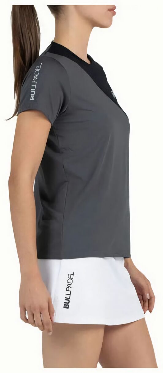 (EU) Футболка женская Bullpadel Palomero Ex, Серая (L)
