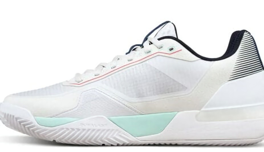 (EU) Кроссовки мужские Wilson Rush Tour 5 Clay White/Turquoise/Coral Wrs338260, Белые (р. 46)
