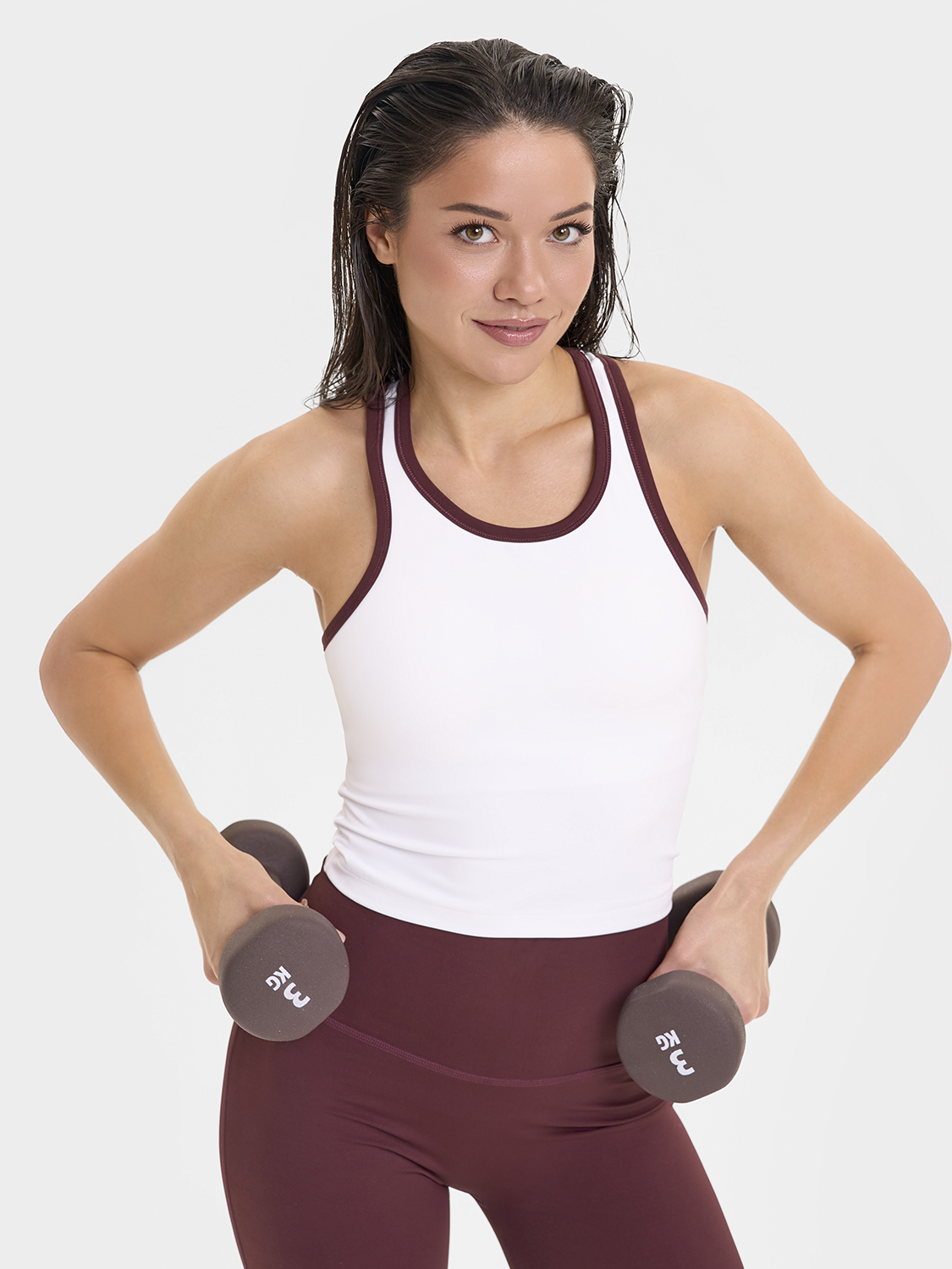 Леггинсы женские SURE CK41037, Бордовые (S)