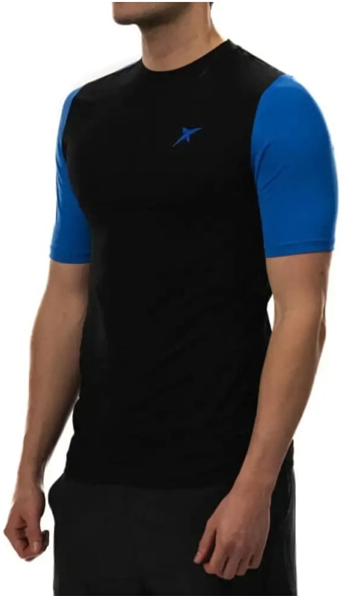 (EU) Футболка мужская Drop Shot Aker, Чёрная (XL)