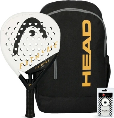 Набор ракетка Head Extreme Edge White + Сумка Head Edge Backpack + Овергрип Shockout + Защитная лента