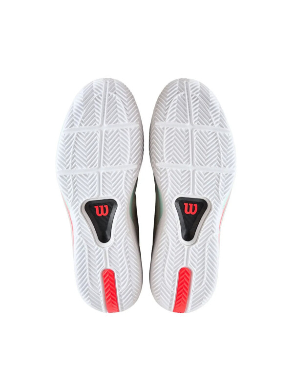 WILSON RUSH TOUR 5 CLAY WHITE/TURQUOISE/CORAL WRS338260