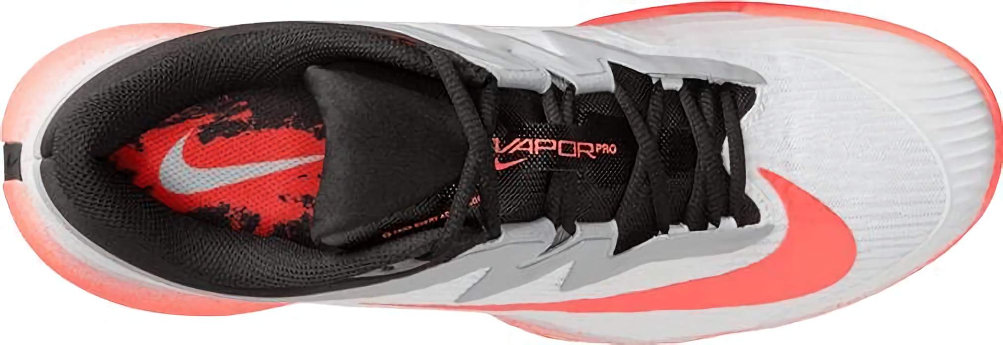Кроссовки мужские Nike Court Air Zoom Vapor Pro3 HC Premium, Белые/Оранжевые/Серые (р. 43)